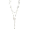 48" Pearl Necklace Flapper Beads