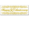 50Th Anniversary Sign Banner