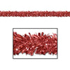 6-Ply Metallic Festooning Garland Red