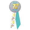 70Th Birthday Rosette