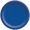 8 1/2" Round Paper Plates, 50 Count. - Bright Royal Blue