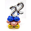 Air-Filled Balloon Centerpiece Add-An-Age Birthday