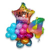 Air-Filled Balloon Centerpiece Add-An-Age Birthday Deluxe