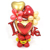 Air-Filled Balloon Centerpiece Custom Valentine's Day