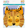 Animal Safari Paper Masks, 8 Count