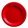 Apple Red Big Party Pack Plastic Plates, 7"