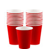 Apple Red Paper Cups, 9Oz.