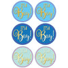 Baby Shower Sticker Seals - Boy