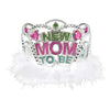 Baby Shower Tiara W/Marabou