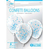 Balloon - Confetti 3 Count Blue Mix