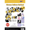 Balloon Garland Kit - Chrome Gold/Black/Silver