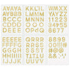 Balloon Stickers - Gold
