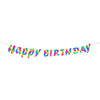 Banner - 7" Diamond Happy Birthday Rainbow