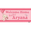 Banner - Custom Deluxe Baby Shower Teddy Bear & Pink