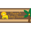 Banner - Custom Deluxe Baby Shower Tree & Lion