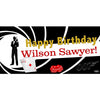 Banner - Custom Deluxe Birthday 007 Bond