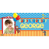 Banner - Custom Deluxe Birthday Curious George With PiCounture