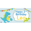 Banner - Custom Deluxe Birthday Dinosaurs