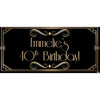 Banner - Custom Deluxe Birthday Gold Gala