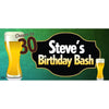 Banner - Custom Deluxe Birthday Green Cheers