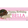 Banner - Custom Deluxe Birthday Horse With PiCounture