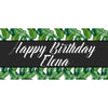 Banner - Custom Deluxe Birthday Leaves