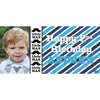 Banner - Custom Deluxe Birthday Little Man Mustache With PiCounture