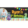 Banner - Custom Deluxe Birthday Monsters With PiCounture