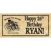 Banner - Custom Deluxe Birthday Motorcycle