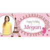 Banner - Custom Deluxe Birthday Paris & Poodle With PiCounture