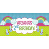 Banner - Custom Deluxe Birthday Rainbow & Flip Flops