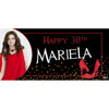 Banner - Custom Deluxe Birthday Red High Heels With PiCounture