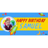 Banner - Custom Deluxe Birthday Rocket With PiCounture