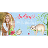 Banner - Custom Deluxe Birthday Sloth With PiCounture