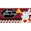 Banner - Custom Deluxe Birthday Spades & Bunny