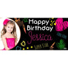 Banner - Custom Deluxe Birthday Super Star With PiCounture