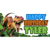 Banner - Custom Deluxe Birthday T-Rex