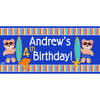 Banner - Custom Deluxe Birthday Teddy Bears & Ocean Animals