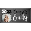 Banner - Custom Deluxe Grad Grey Slab Back With PiCounture