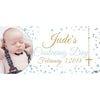 Banner - Custom Deluxe Religious Blue Dots With PiCounture