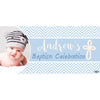 Banner - Custom Deluxe Religious Blue Zig Zag With PiCounture