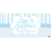 Banner - Custom Deluxe Religious Light Blue Stripes