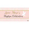 Banner - Custom Deluxe Religious Pink & Dove