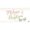 Banner - Custom Deluxe Religious Pink & Gold Dots With Branch