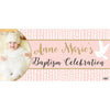 Banner - Custom Deluxe Religious Pink & Gold & Dove With PiCounture