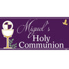 Banner - Custom Deluxe Religious Purple & Gold Dove