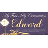 Banner - Custom Deluxe Religious Purple & Gold With PiCounture