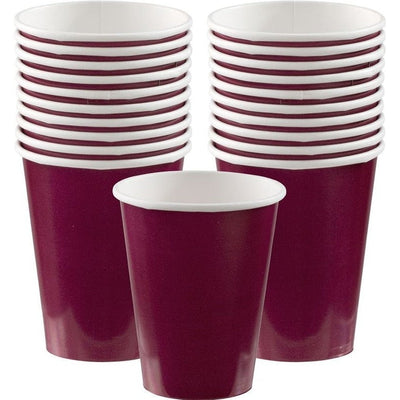 Berry Paper Cups, 9Oz. 20 Count