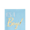 Beverage Napkins - Hot Stamped - Boy