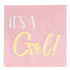 Beverage Napkins - Hot Stamped - Girl